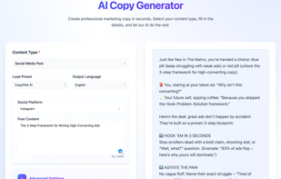 AI Copy Generator