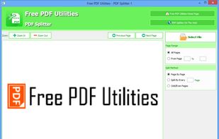 Free PDF Utilities - PDF Splitter screenshot 1