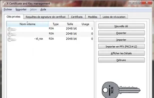 xca - X Certificate and Key management screenshot 1