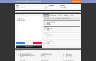 PHP Live Regex screenshot 1