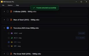 MKV Extractor Pro screenshot 1