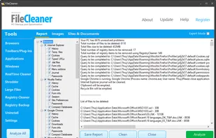 FileCleaner screenshot 1
