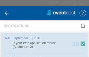 EventCast screenshot 1