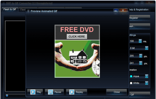 SWF-AVI-GIF Converter screenshot 3