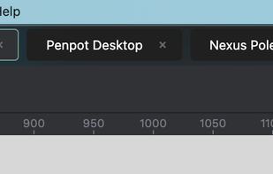 Tabs and Global Menu
