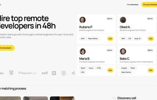 Match.dev screenshot 1