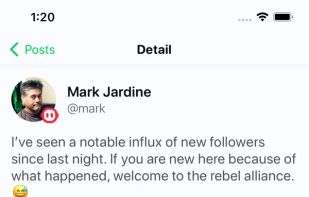Ivory for Mastodon screenshot 1