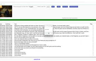 TranscriptCut screenshot 2