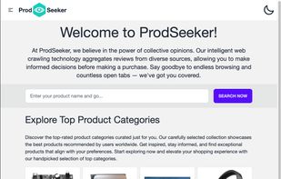 ProdSeeker screenshot 1