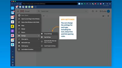 Customize and change the way each app works