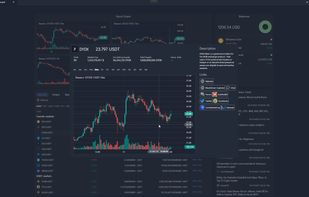 Main Trading Layout - Dark
