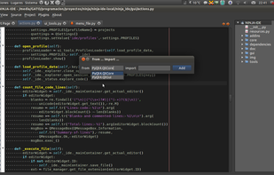 NINJA-IDE screenshot 1