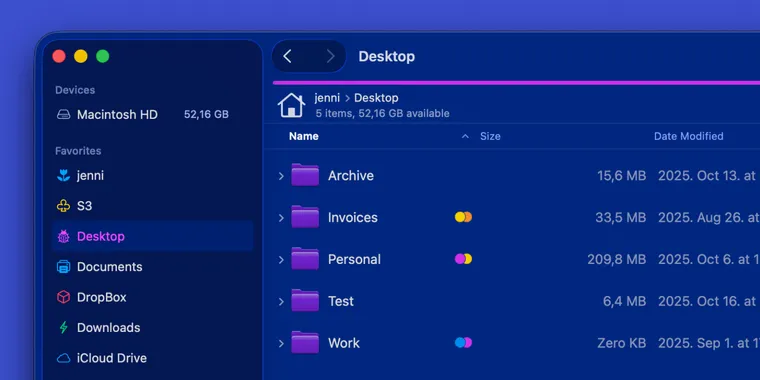 ForkLift 4.4.3 adds macOS Tahoe sidebar style, AppMover feature removal, and bug fixes image