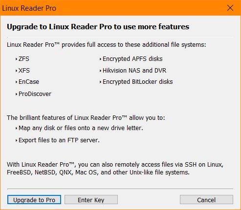 linux file system reader mac