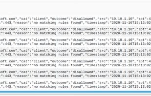 Enforcement of rules based on hostnames.
