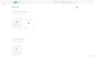 VirtEngine Dashboard under Megam.Cloud deployment.