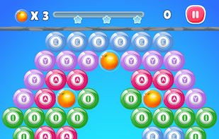 Wordelicious Bubble screenshot 1