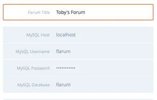 Installation process
