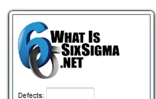 Six Sigma Calculator screenshot 1
