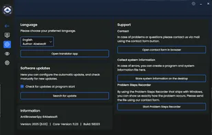 AntiBrowserSpy screenshot 2