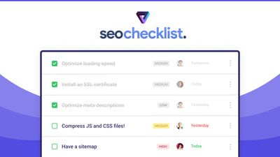 Seochecklist pre-added SEO tasks
