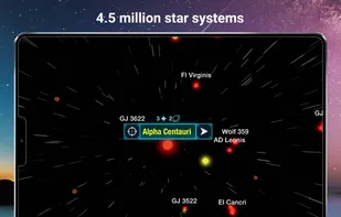 Galaxy Map - Stars and Planets screenshot 2