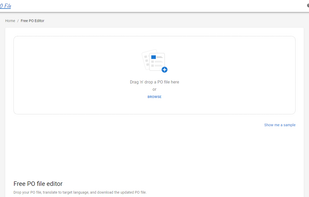 PO File Editor screenshot 1