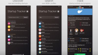 Startup Tracker screenshot 1