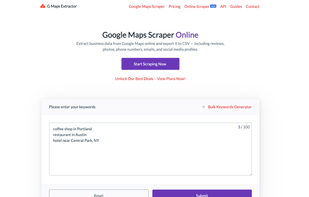 G Maps Extractor screenshot 1