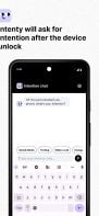 Intenty will ask for your intention after the device is unlocked