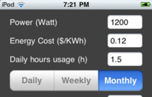 Power Cost screenshot 1