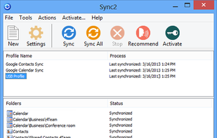 Sync2 screenshot 1