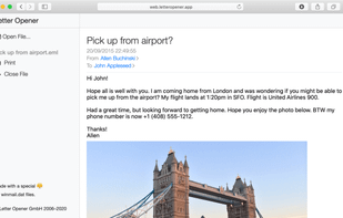 Open Winmail.dat, MSG and EML files