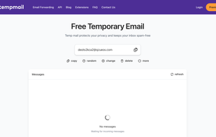 Temp Mail screenshot 1