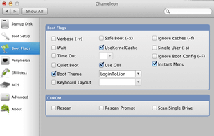 Chameleon Preference Pane screenshot 1