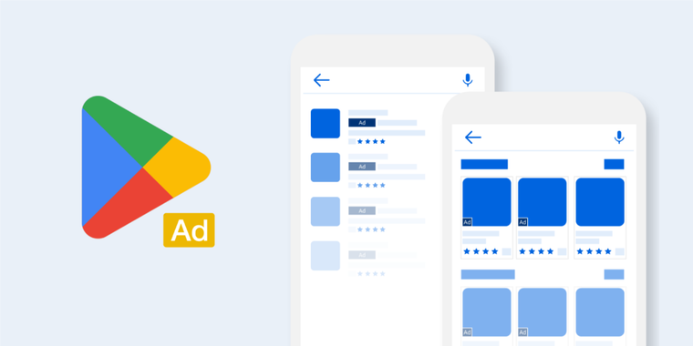 Google Play Store tests full-on Ads in search suggestions image