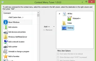 Winaero Context Menu Tuner screenshot 1
