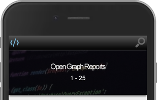 Open Graph Reports - iPhone Vertical Snapshot