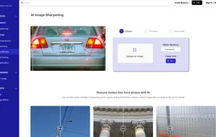 AI Image Sharpening Service