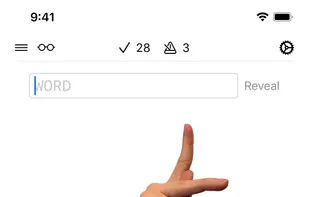 Fingerspelling screenshot 1
