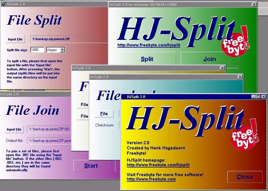 hj-split alternatives