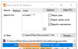 Aba Search and Replace screenshot 1