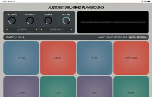 AudioKit Drum Pad Playground screenshot 2