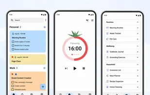Manage your tasks efficiently with built-in Pomodoro timer and ready-to-use templates.