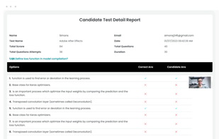 skill reports and assessments
