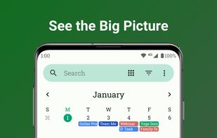 Fossify Calendar screenshot 1