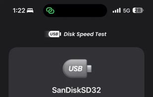 REC Disk Speed Test screenshot 1