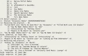 pianobar screenshot 1
