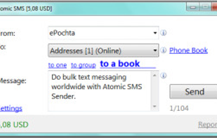 Specify the SMS Sender ID (sender name), enter your recipients phone numbers and text message