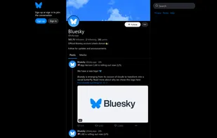 Bluesky screenshot 1